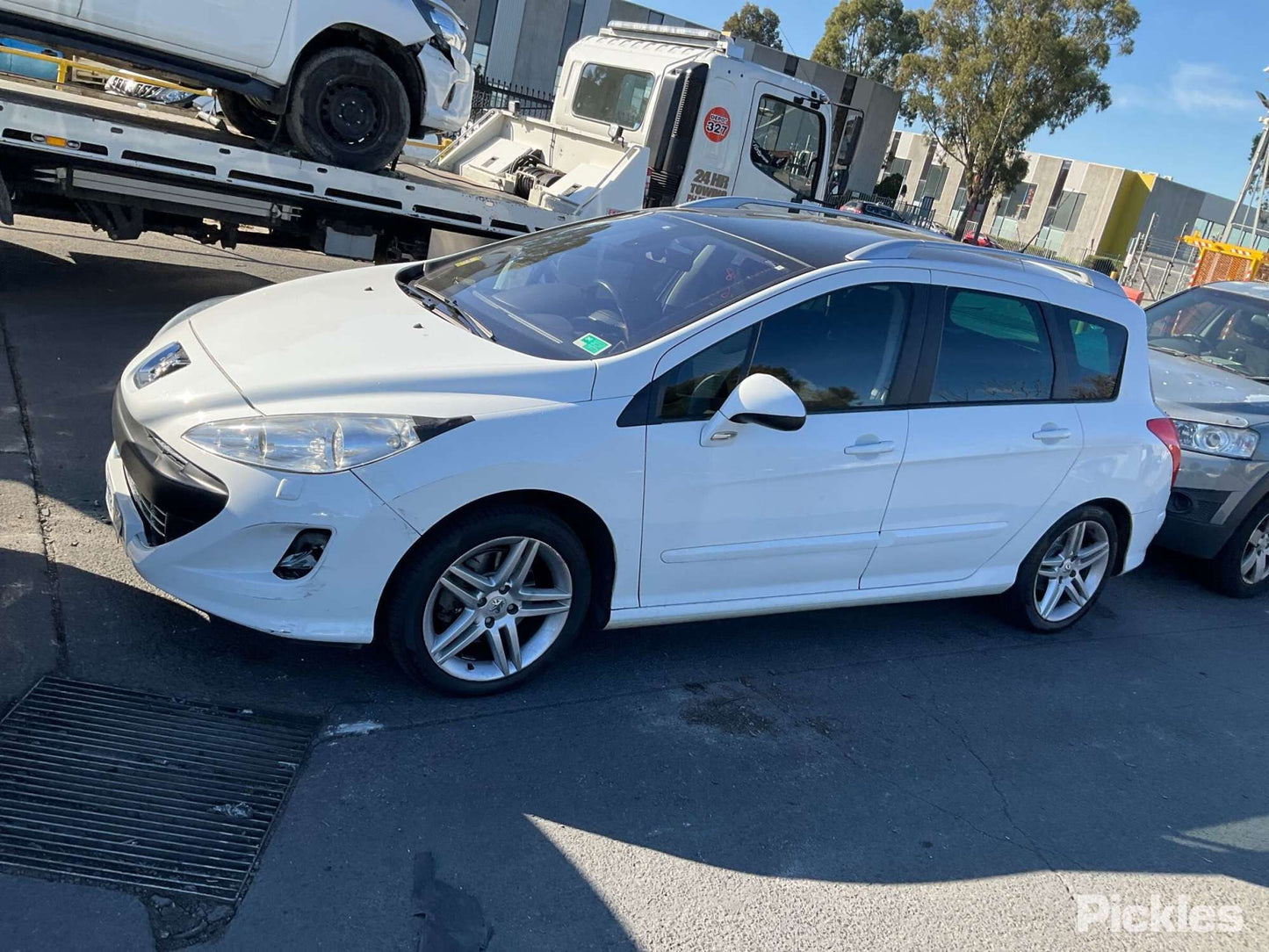 2011 PEUGEOT 308 RIGHT FRONT DOOR LOCK, T7, HATCH/WAGON, 09/07-12/13 9136FY DOOR BOOT GATE LOCK