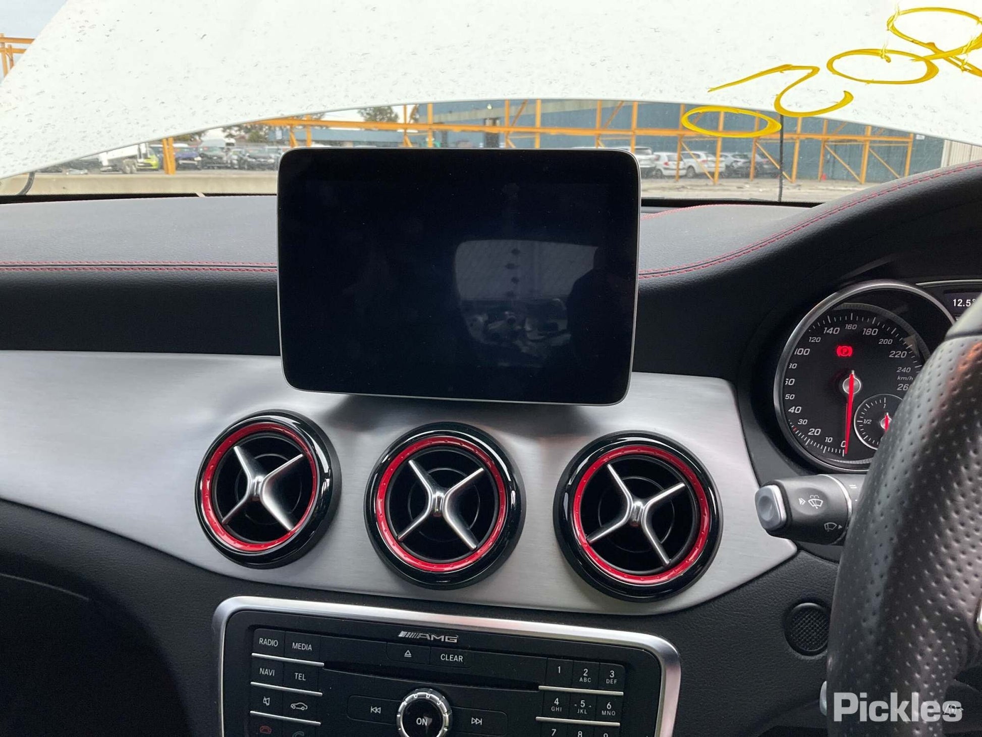 2017 MERCEDES CLA CLASS FRONT RADAR SENSOR (BEHIND GRILLE MOUNTED), C117, 06/14-02/19 A0009054907 REVERSE CAMERA