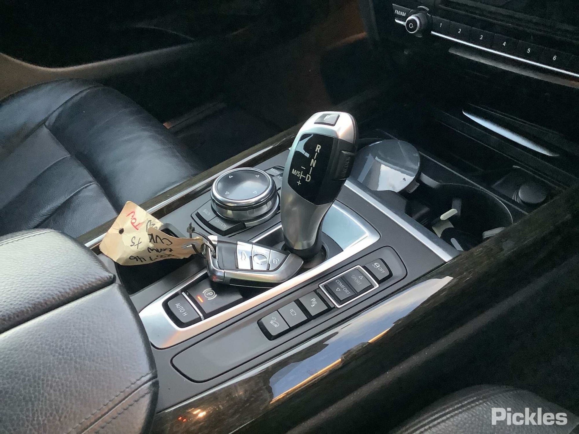 2014 BMW X5  AUTO, DIESEL, F15, 09/13-07/18 61316832386 GEAR STICK SHIFTER