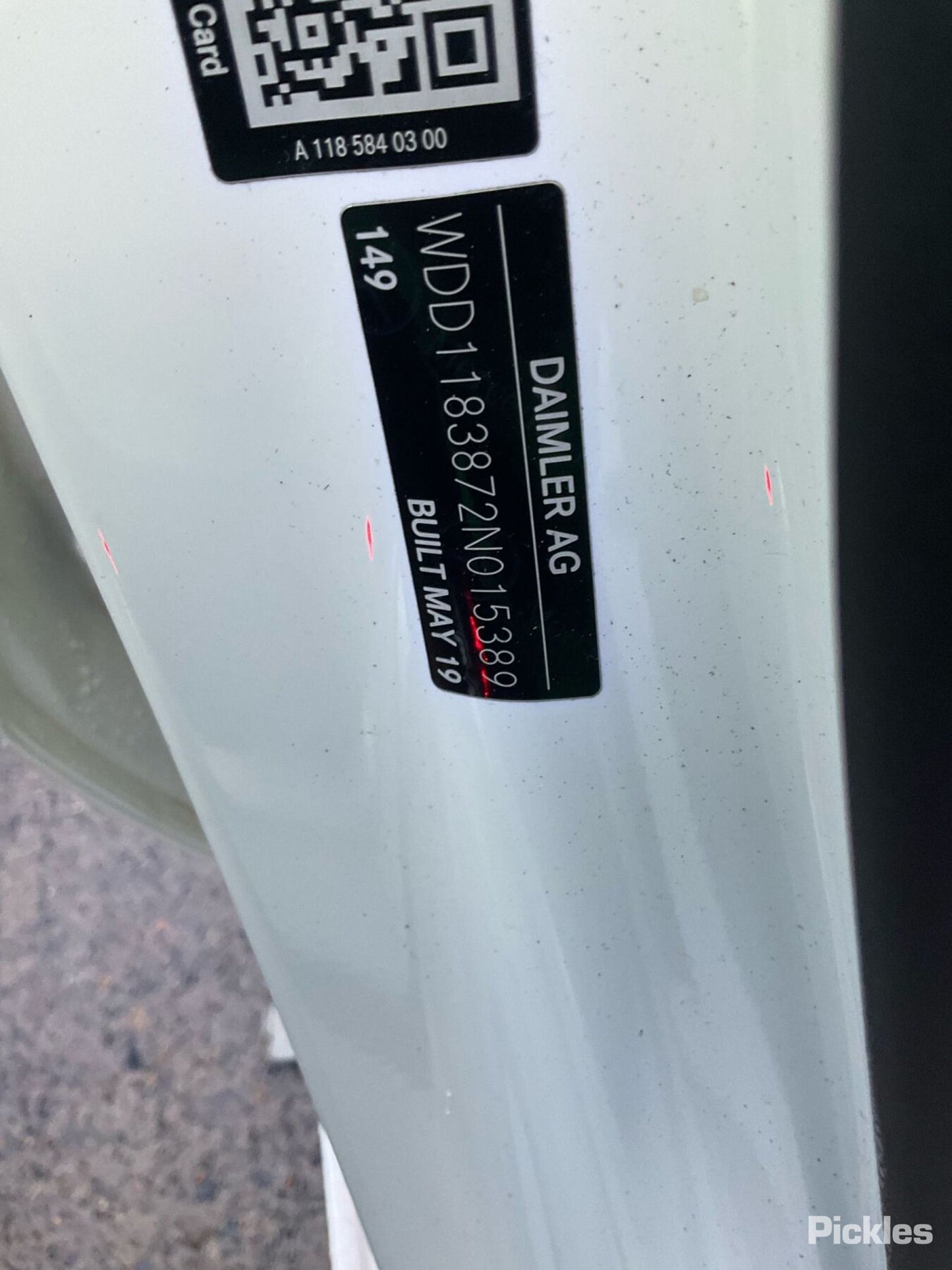 2019 MERCEDES CLA CLASS C118, RIGHT FRONT DOOR LOCK, 02/19- A0997202202 DOOR BOOT GATE LOCK