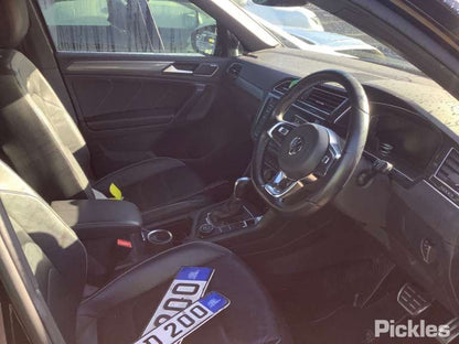 2019 VOLKSWAGEN TIGUAN 5NA, DARK TINT TYPE, 06/16- 5NA845025A LEFT REAR DOOR WINDOW