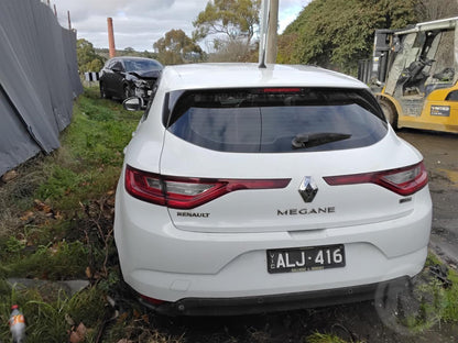 2017 RENAULT MEGANE BUMPER BAR, BFB, LIFE/ZEN, 06/16-02/20 850108117V REAR BUMPER