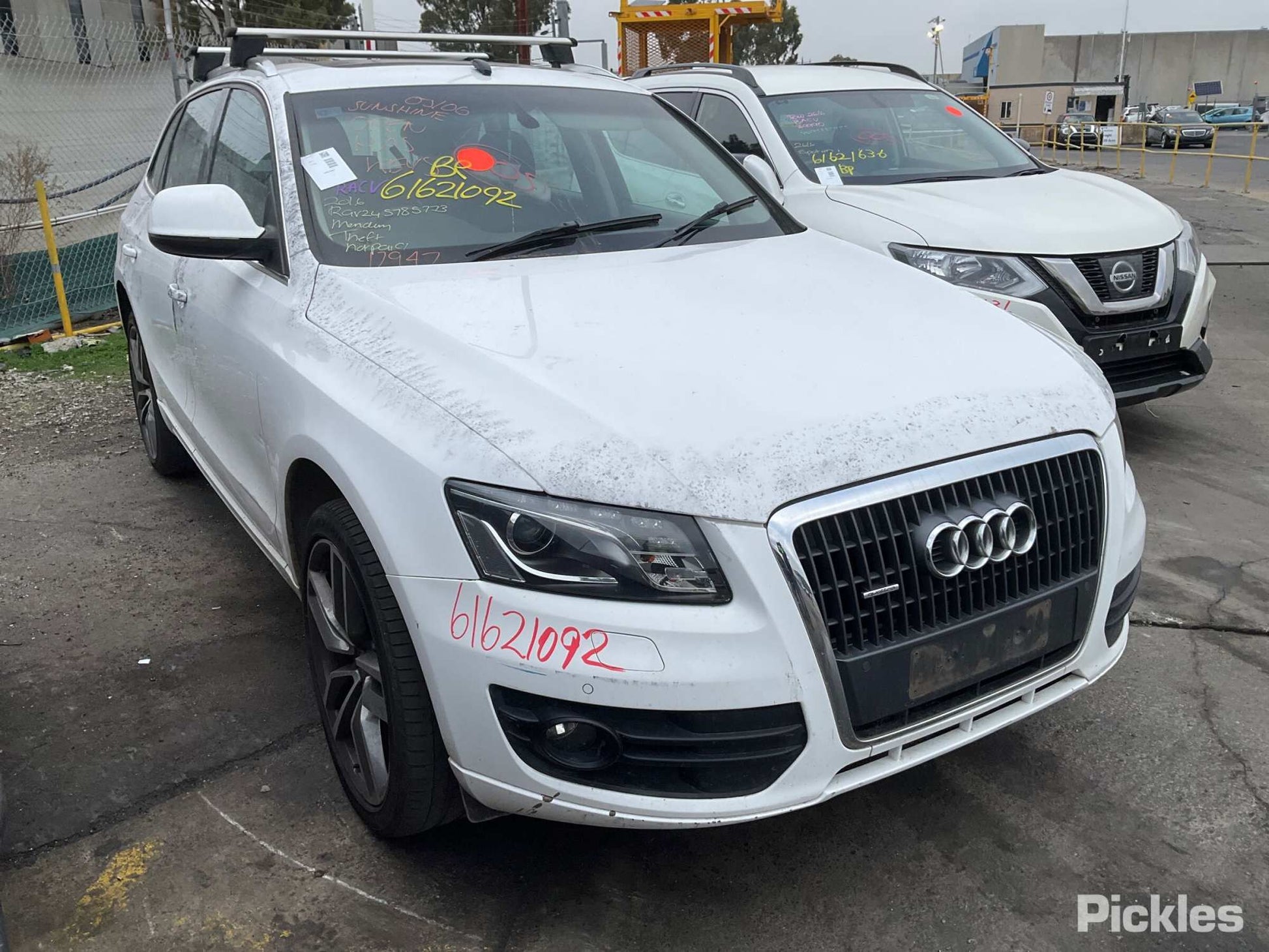 2011 AUDI Q5 8R, RH SIDE, 12/08-01/17 8K0857552AF SUNVISOR