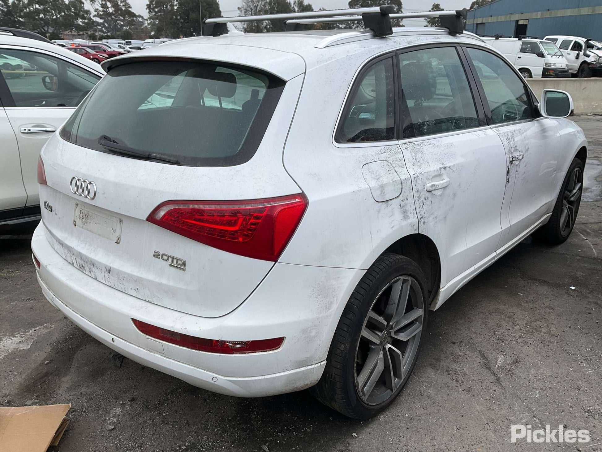 2011 AUDI Q5 RIGHT REAR DOOR LOCK, 8R, SINGLE ROW (6 PIN), P/N 8K0839016C, 12/08-01/17 8K0839016C DOOR BOOT GATE LOCK