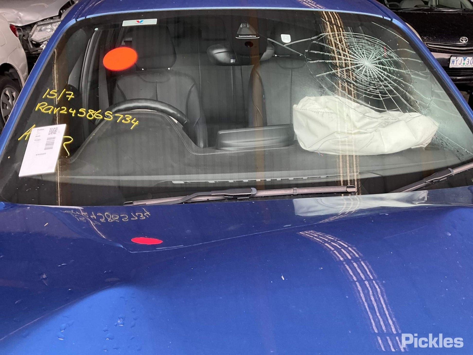 2018 BMW 1 SERIES F20, HATCH, 06/11-04/19 51357242558 RIGHT REAR DOOR WINDOW