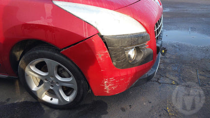 2010 PEUGEOT 3008 T8, W/ CHROME FINISH, W/ PARK SENSORS TYPE, 05/10-10/16 7410JP REAR BUMPER