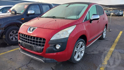 2010 PEUGEOT 3008 T8, W/ CHROME FINISH, W/ PARK SENSORS TYPE, 05/10-10/16 7410JP REAR BUMPER