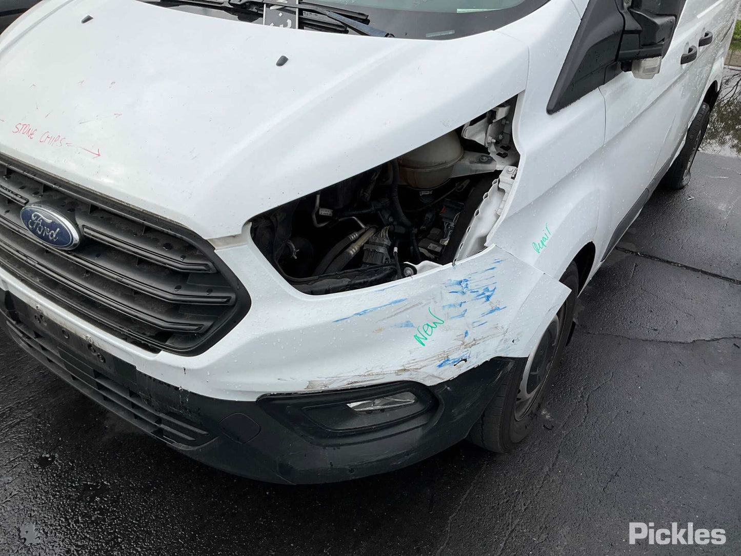 Wrecking 2021 FORD TRANSIT CUSTOM for Used Parts FO1473