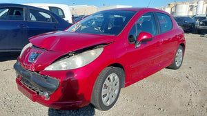 2007 PEUGEOT 207 A7, STANDARD TYPE, NON CHROME RING ON DIAL, 03/07-12/12  6451TK HEATER AC CONTROLS