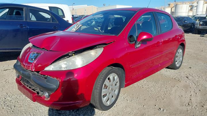 2007 PEUGEOT 207 HATCH, RED INDICATOR SECTION, A7, 04/06-12/12 6350Y7 LEFT TAILLIGHT