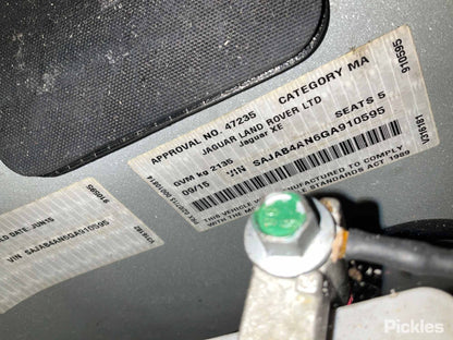 2015 JAGUAR XE X760, 05/15- T2H34368 AIR CLEANER BOX