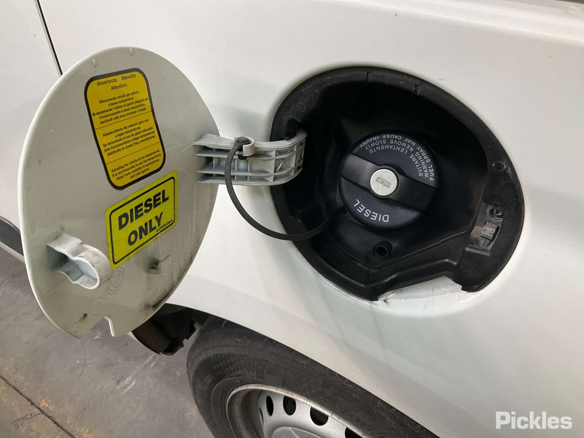 2017 FIAT DOBLO 263, W/ PARK SENSOR TYPE, 12/14-12/20  REAR BUMPER