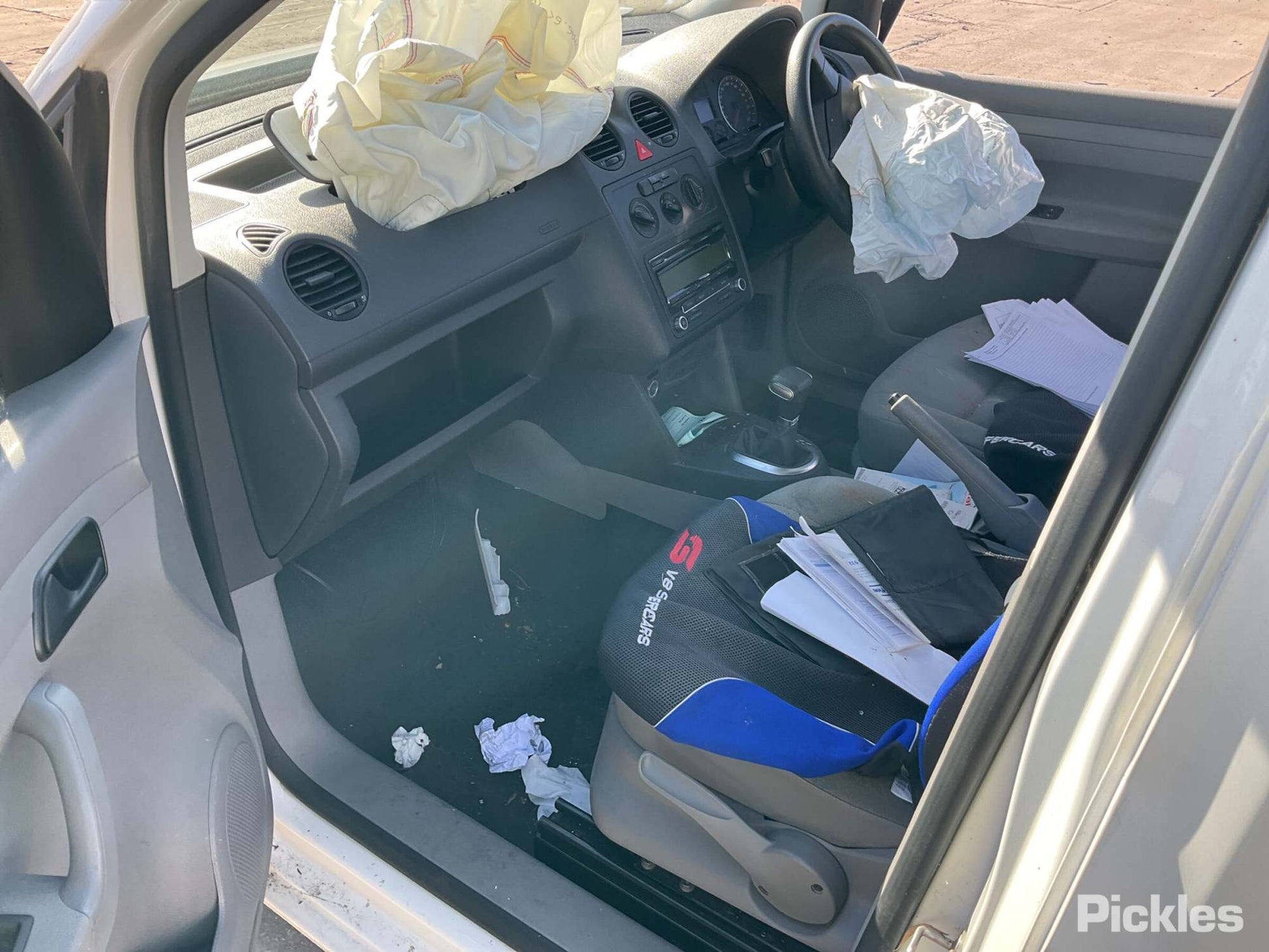 2010 VOLKSWAGEN CADDY BARN DOOR (RH SIDE), 2K-2KN, VAN (SMALL), NON HANDLE TYPE, 12/04-02/21  BOOTLID TAILGATE