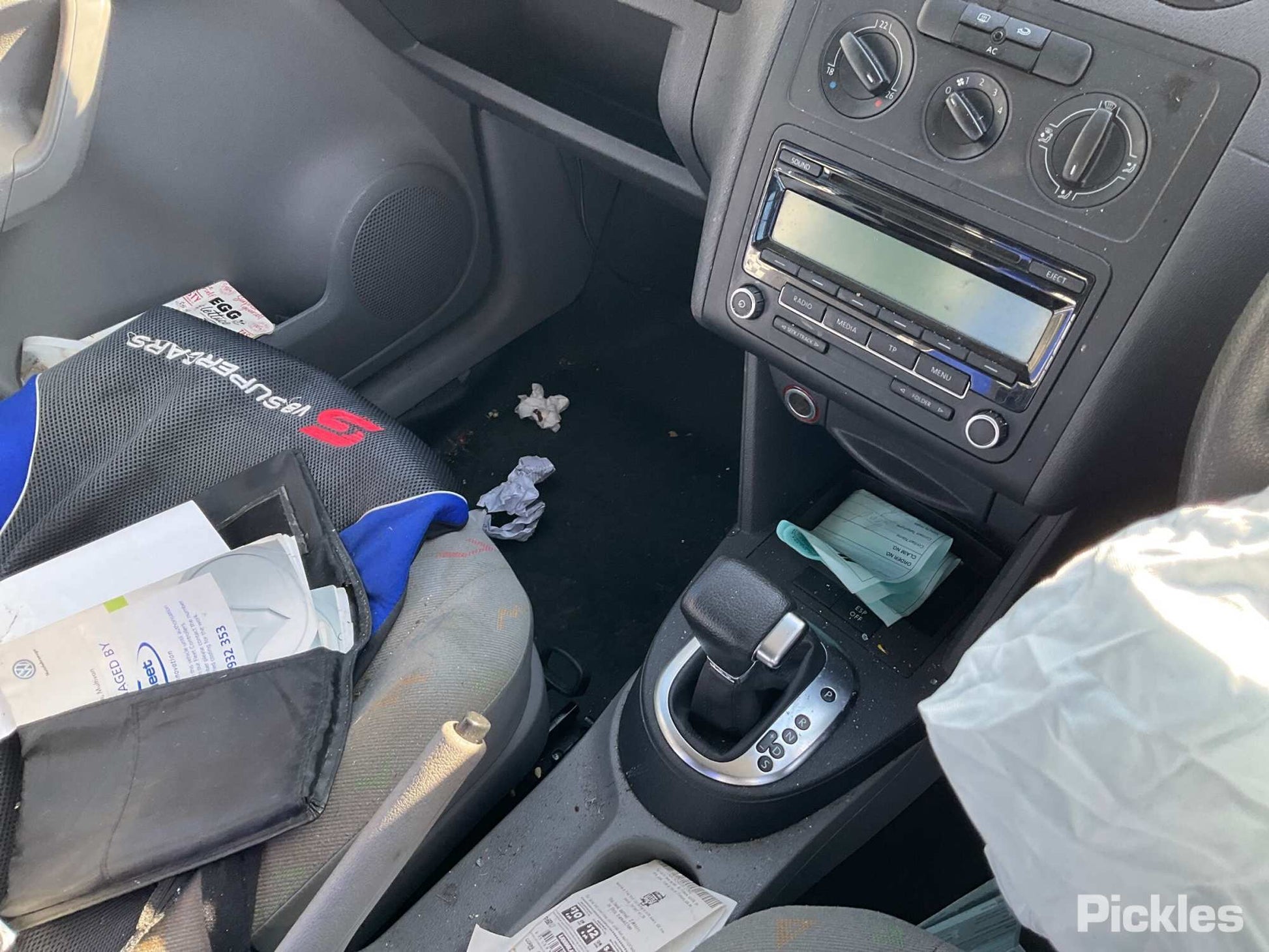 2010 VOLKSWAGEN CADDY RIGHT BARN DOOR LOCK, UPPER, 2K, 12/04-06/15 7H0827162A DOOR BOOT GATE LOCK