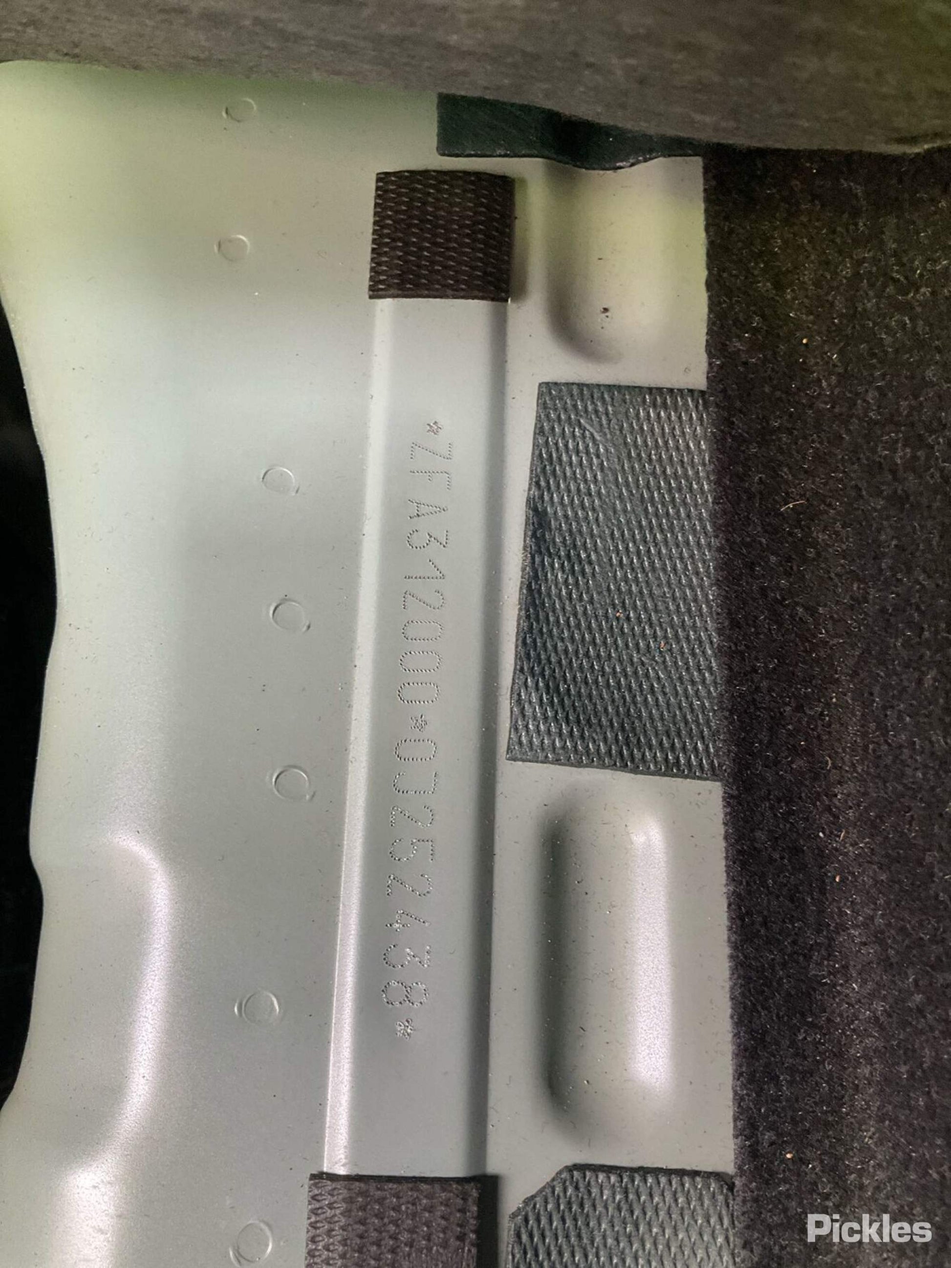 2014 FIAT 500 RH REAR, SEAT BELT STALK ONLY, 03/08-  SEAT BELT STALK