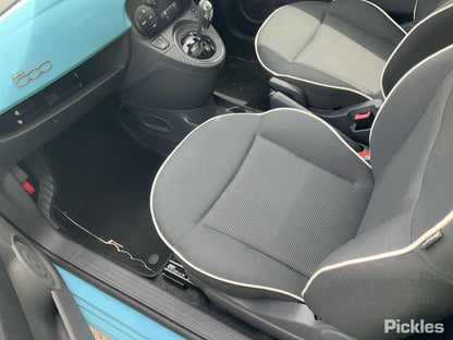 2014 FIAT 500 LH REAR, SEAT BELT STALK ONLY, 03/08-  SEAT BELT STALK