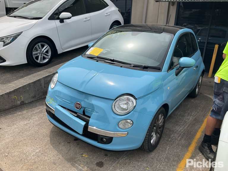 2014 FIAT 500 RH REAR, SEAT BELT STALK ONLY, 03/08-  SEAT BELT STALK