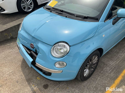 2014 FIAT 500 RH FRONT, ASSY (BELT AND STALK), 03/08-  SEAT BELT STALK