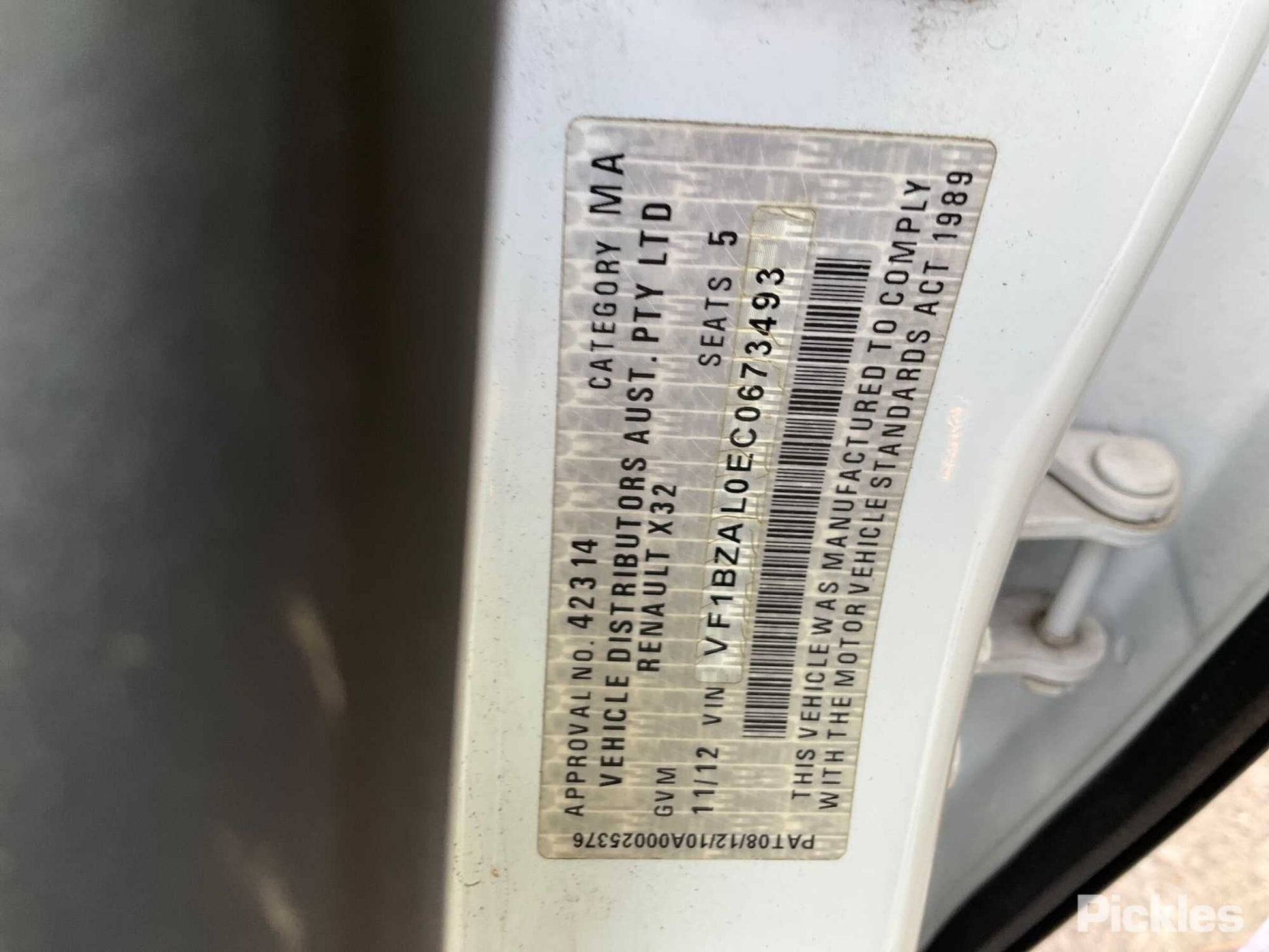 2012 RENAULT MEGANE AUTO, 1.5, K9K, DIESEL, TURBO, X32/K95, 09/11-05/16 214100068R  RADIATOR