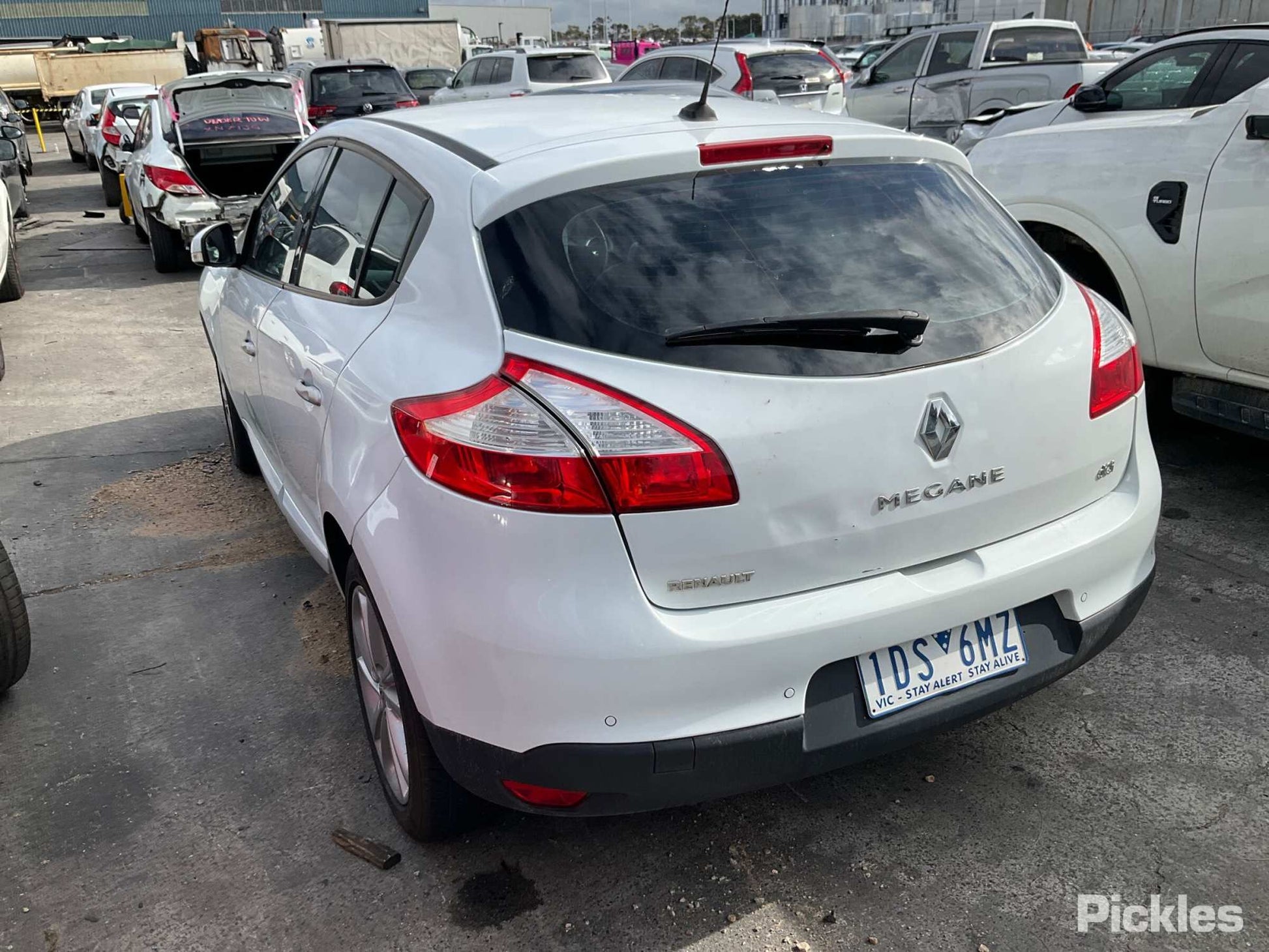 2012 RENAULT MEGANE  X32/B95, 5DR HATCH, 09/10-05/16 752107160R  RADIATOR SUPPORT