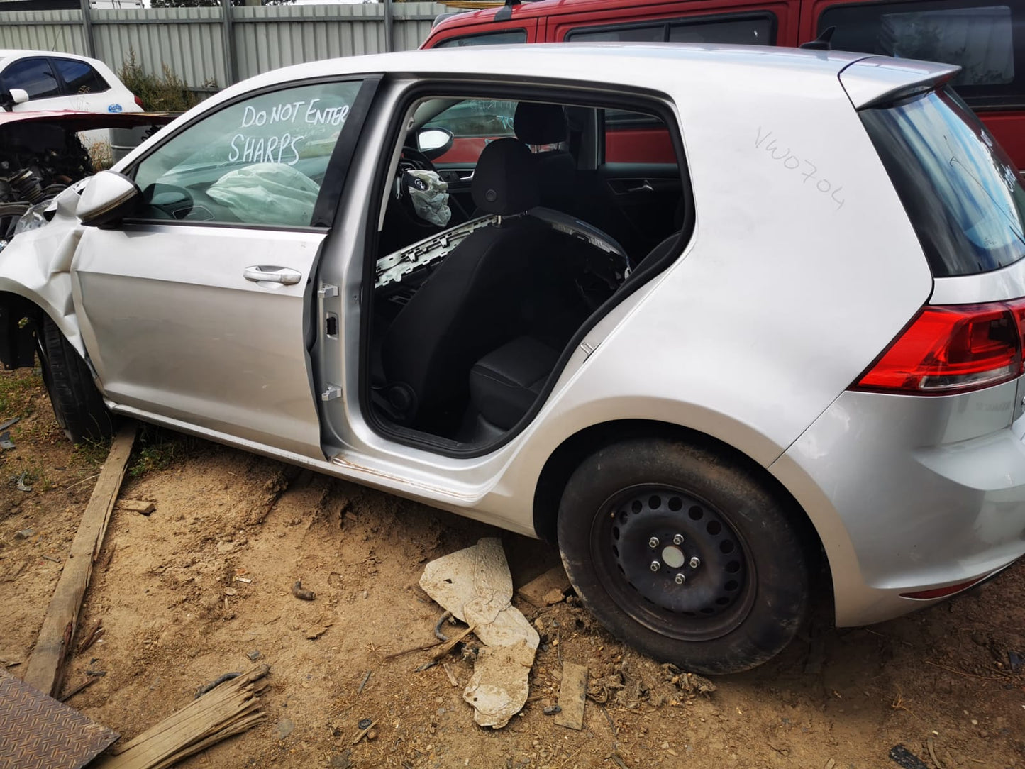 2016 VOLKSWAGEN GOLF MAIN REINFORCEMENT, GEN 7, HATCH, 12/12-08/20 5G0807305B R BAR BRACKET REINFO