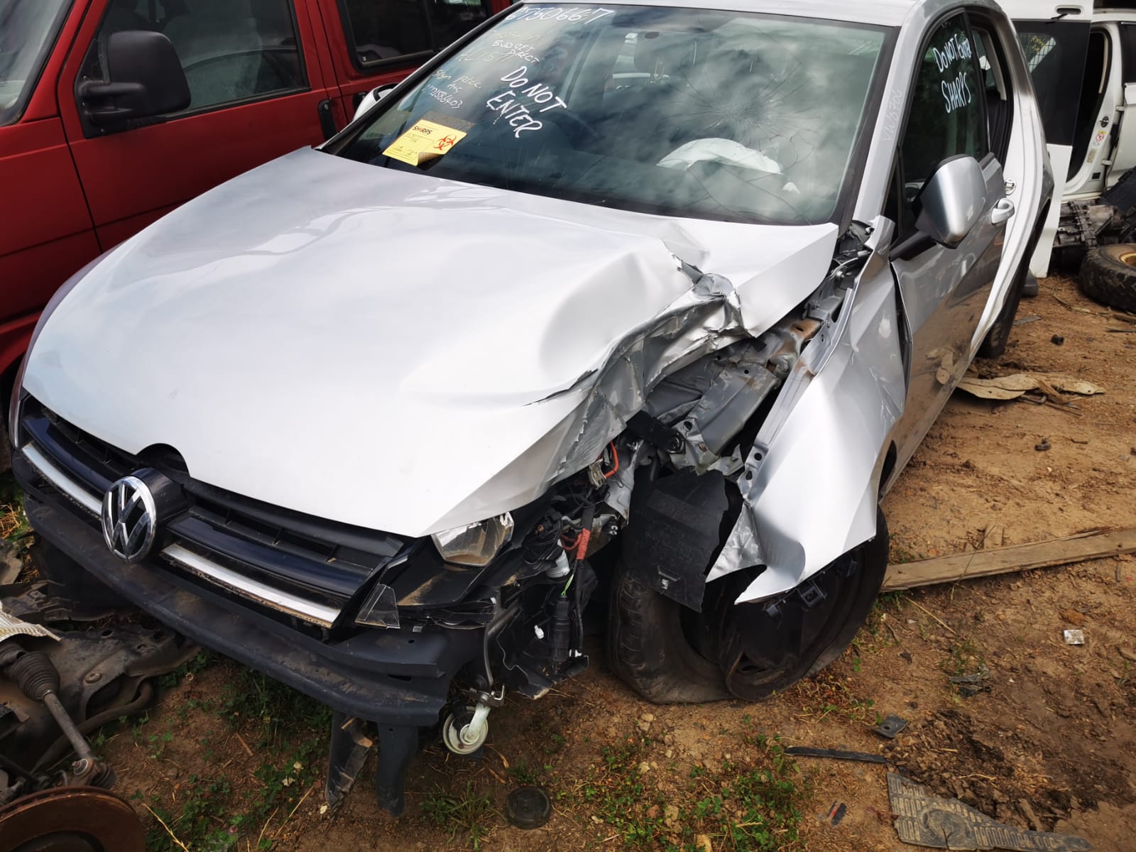 2016 VOLKSWAGEN GOLF GEN 7, STANDARD/TSi/COMFORTLINE/HIGHLINE/GTi, HALOGEN TYPE, GEN 7, 12/12-03/17 5G2941006E RIGHT HEADLAMP