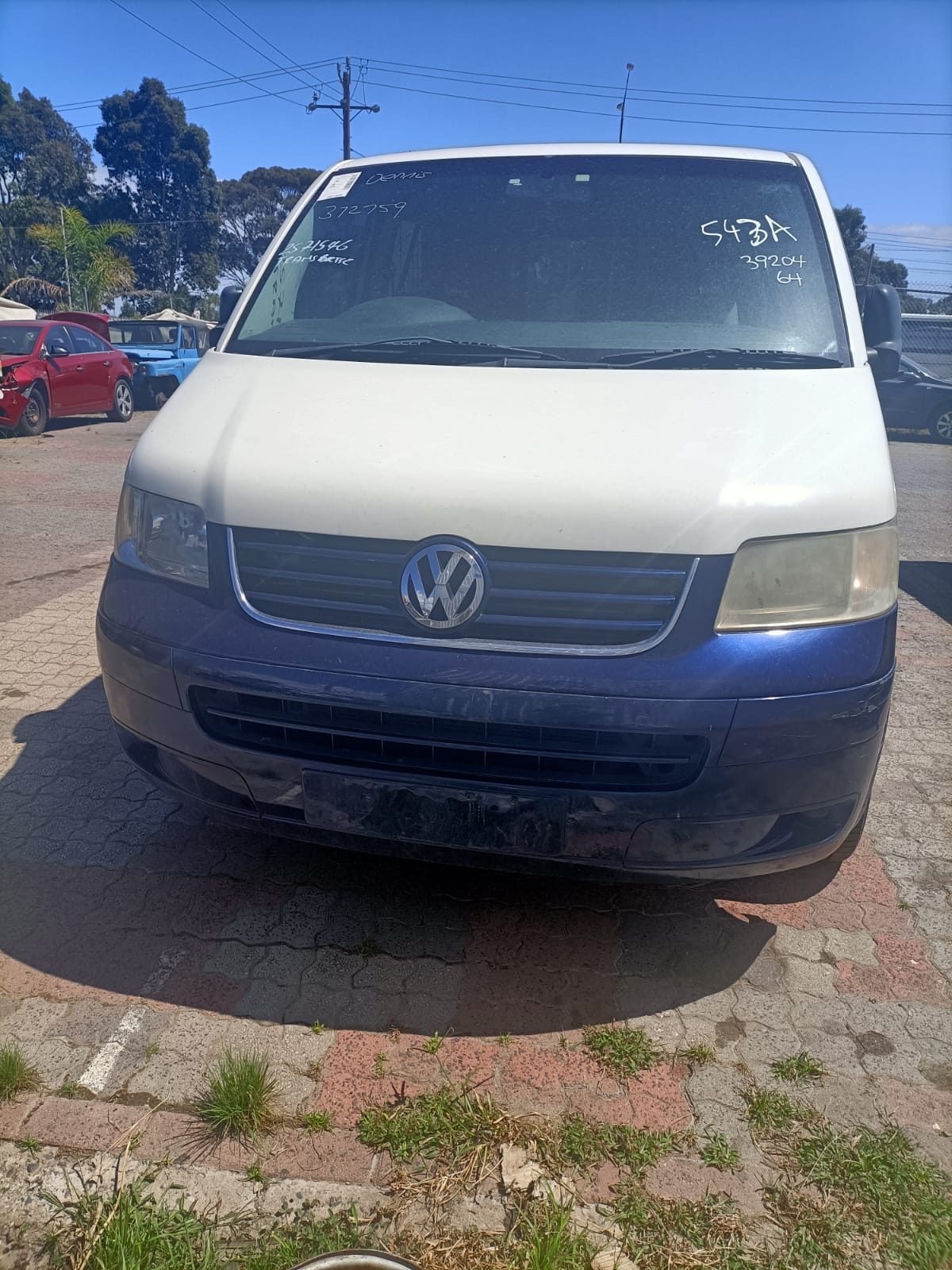 2005 VOLKSWAGEN TRANSPORTER T5, TRANSPORTER/KOMBI, 08/04-10/10 7H2941017M LEFT HEADLAMP