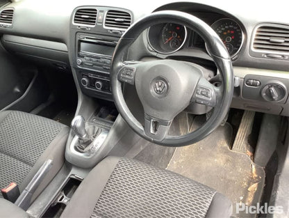 2012 VOLKSWAGEN GOLF RH FRONT (MASTER SWITCH), 5DR HATCH/WAGON, W/O CHROME ON SWITCHES TYPE, GEN 6, 12/08-03/13 1K4959857B PWR DR WIND SWITCH