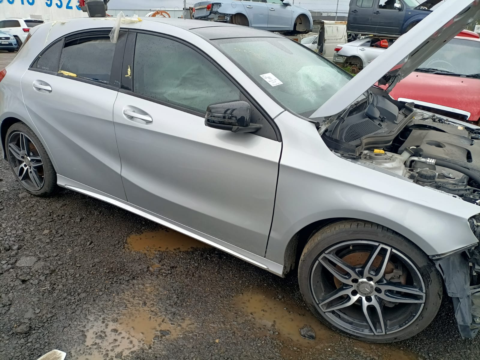 2016 MERCEDES A CLASS W176, PAIR, 03/13-03/18 A1768101500  A1768101600 SUNVISOR
