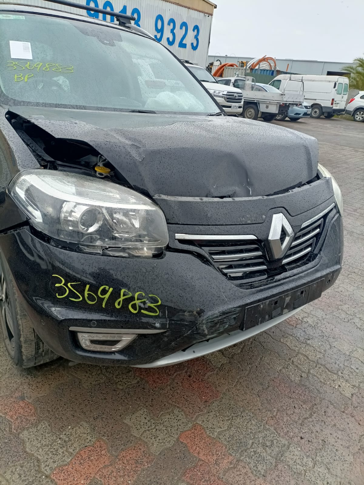 2015 RENAULT KALEOS H45, W/ PARK SENSOR TYPE, 03/13-04/16  REAR BUMPER
