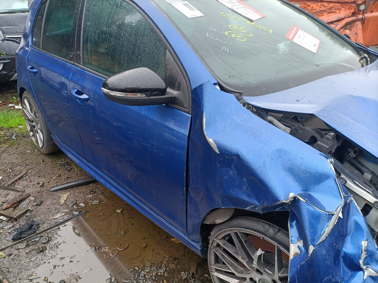 2012 VOLKSWAGEN GOLF GEN 6, 5DR HATCH, 12/08-03/13 5K4831055H LEFT FRONT DOOR