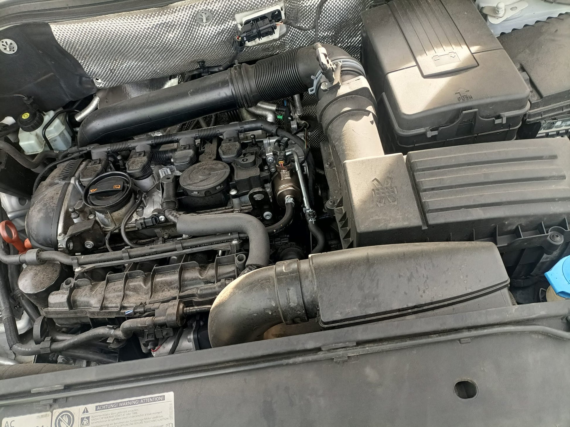 2011 VOLKSWAGEN TIGUAN DUAL FAN ASSY, 2.0, PETROL, 5N, 05/08-08/16 1K0959455FR  1K0959455ET FAN