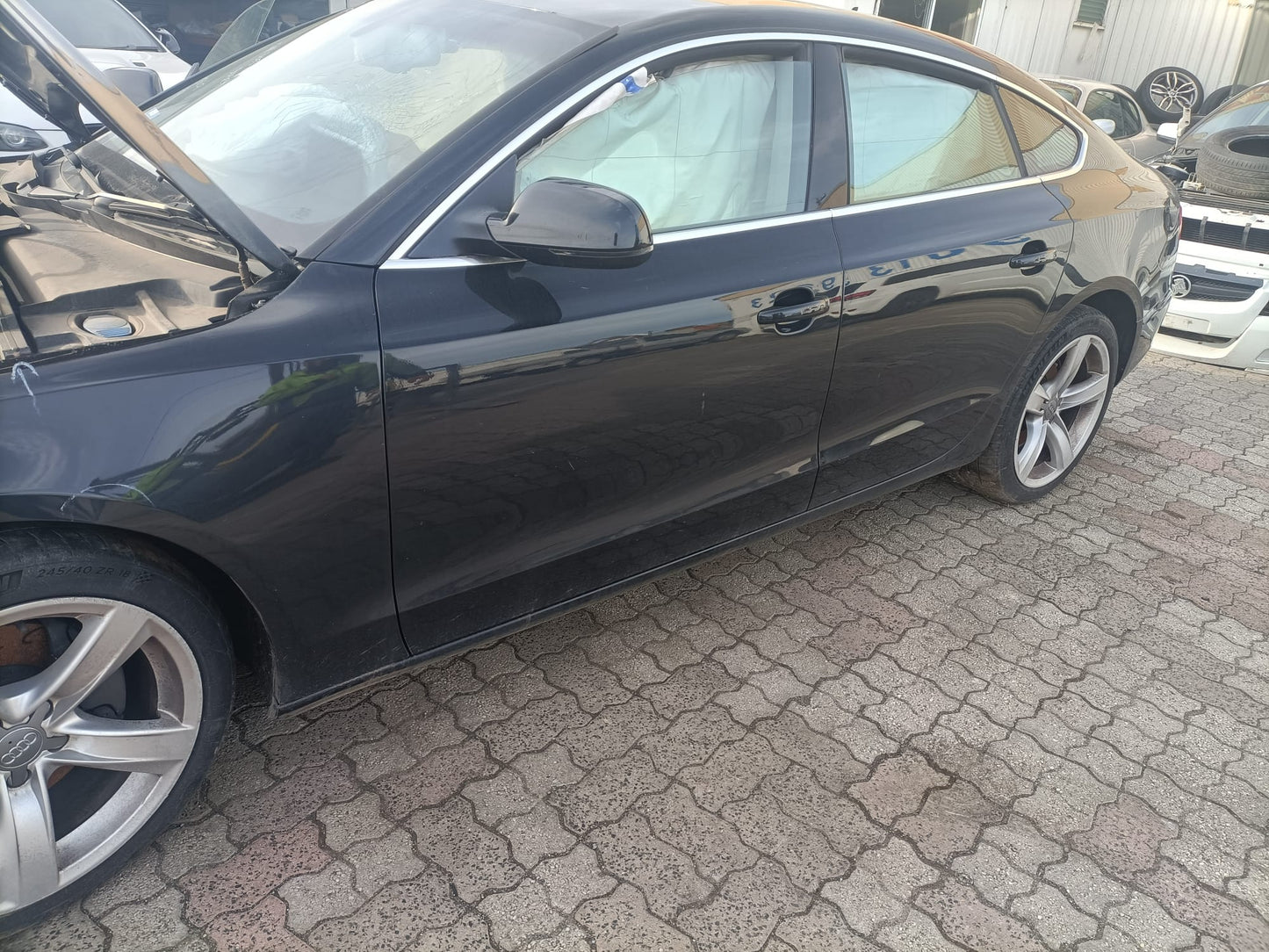 2010 AUDI A5/S5 DISPLAY UNIT, 6.5in NON SAT NAV TYPE, 8T, 10/07-11/16  RADIO CD DVD SAT TV