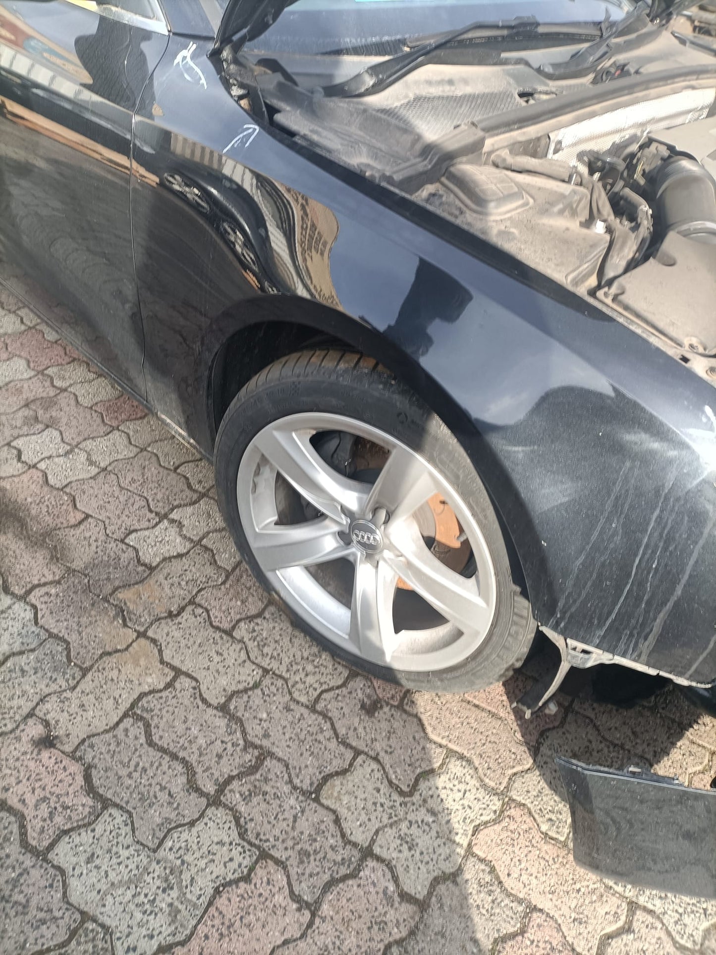 2010 AUDI A5/S5 STD TYPE, 8T, 10/07-12/11 8R0419091G STEERING WHEEL