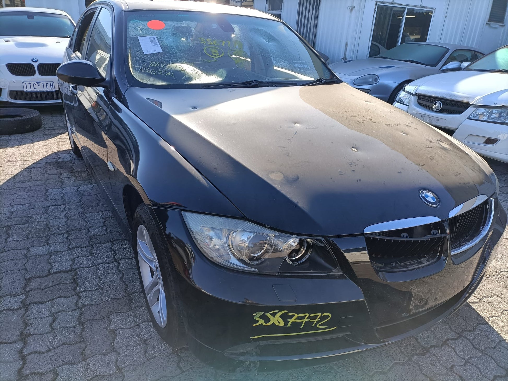2008 BMW 3 SERIES E90/E91, SEDAN/WAGON, BI XENON, ADAPTIVE TYPE, 03/05-10/08 63117162081 LEFT HEADLAMP