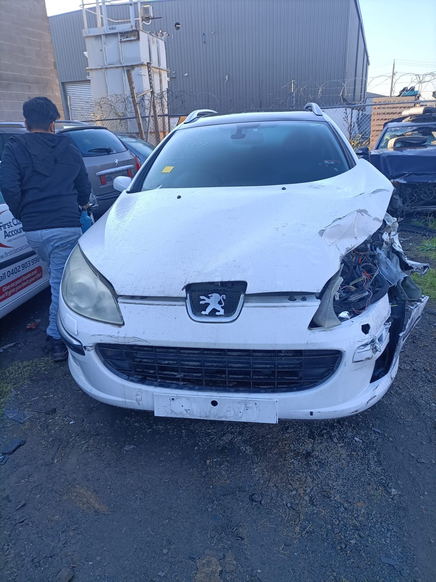 2005 PEUGEOT 407 UPPER REINFORCEMENT (LARGE LOOP SHAPE), 09/04-12/11 7414FN F BAR REINFORC BRACK