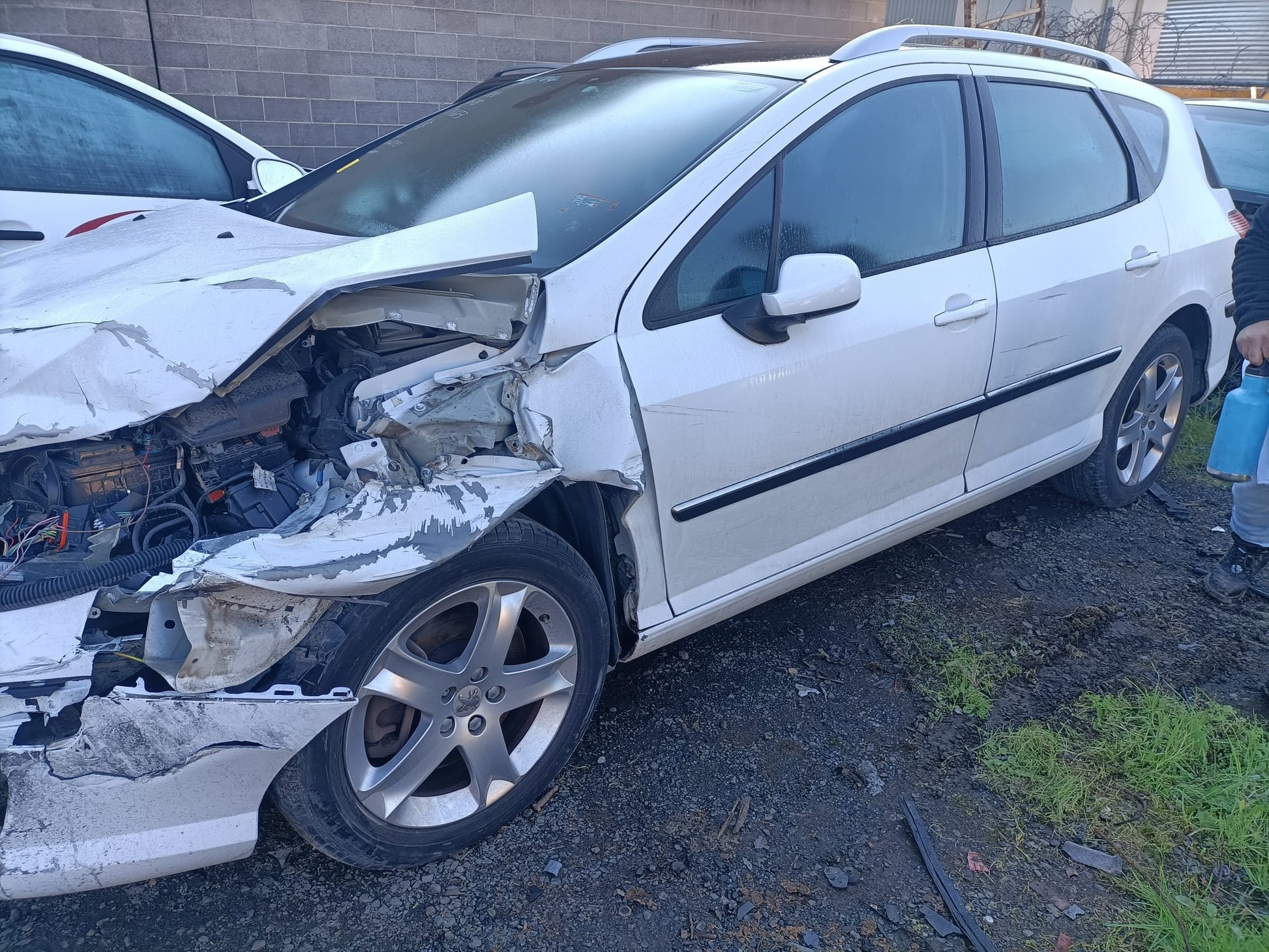 2005 PEUGEOT 407 SEDAN/WAGON, XENON TYPE, 09/04-12/11 620693 RIGHT HEADLAMP