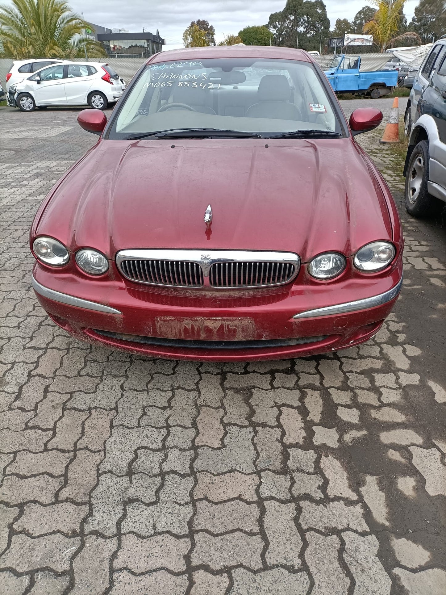2006 JAGUAR X TYPE X400, CLIMATE CONTROL TYPE, 4 PIN PLUG, 09/01-12/10 C2S25791 HEATER FAN MOTOR