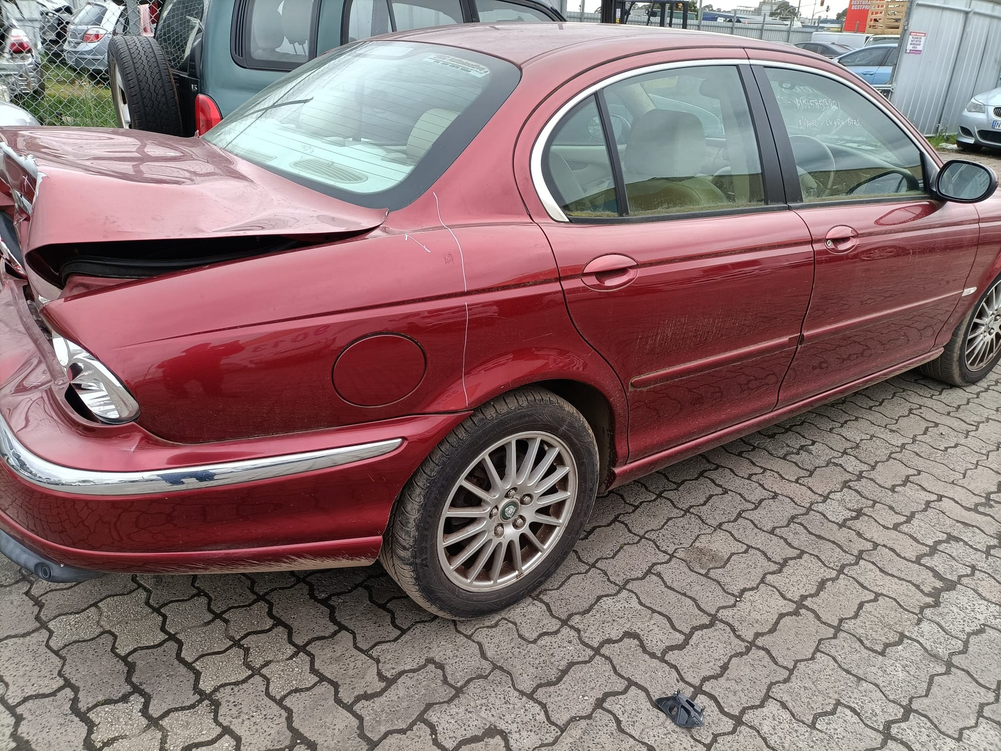 2006 JAGUAR X TYPE X400, CLIMATE CONTROL TYPE, 4 PIN PLUG, 09/01-12/10 C2S25791 HEATER FAN MOTOR