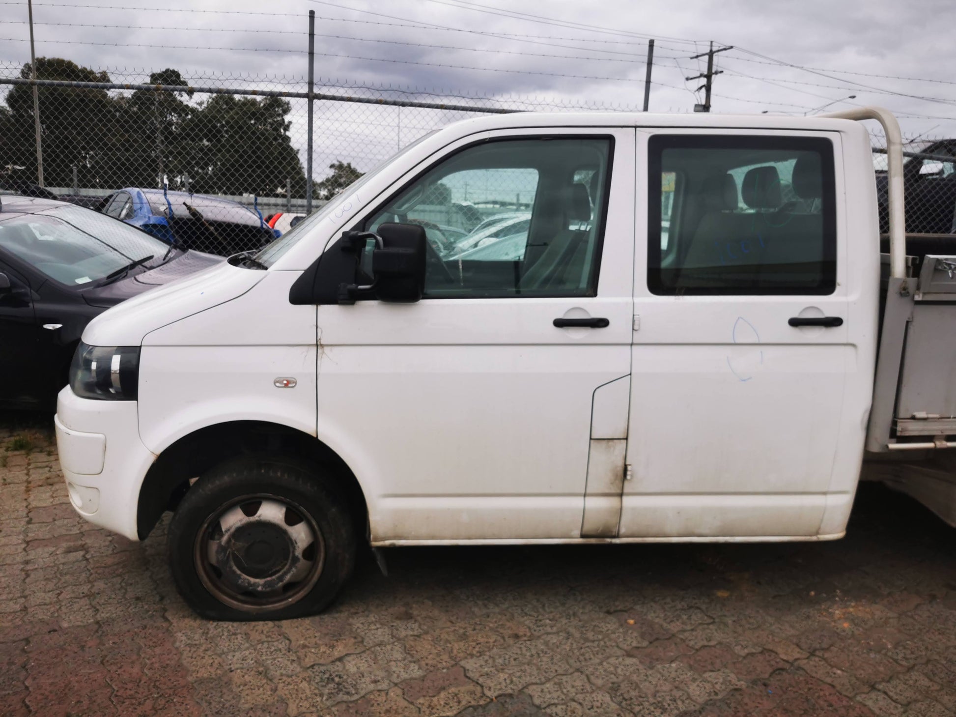 2012 VOLKSWAGEN TRANSPORTER RIGHT REAR DOOR LOCK, T5, UTE, 08/04-06/15 7J7841016B DOOR BOOT GATE LOCK