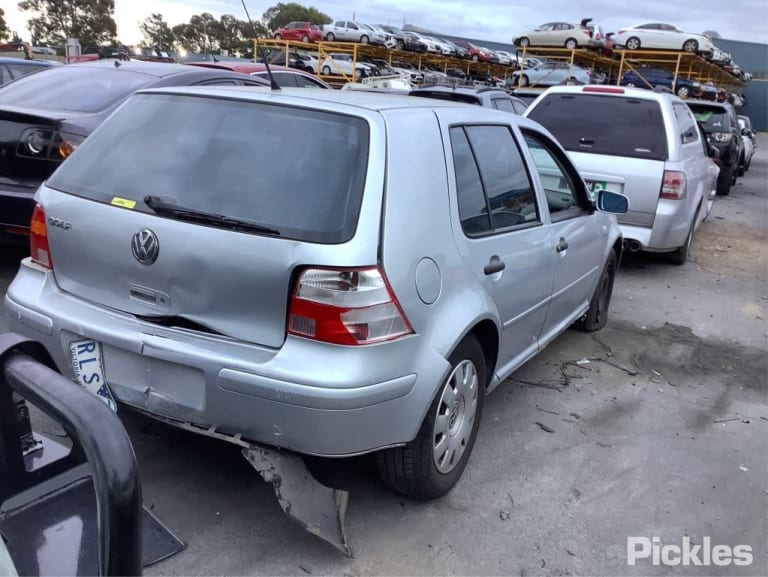 2002 VOLKSWAGEN GOLF GEN 4, ON MOTOR P/N 1J0614117E, 09/98-06/04 1J0698117C ABS PUMP MODULATOR