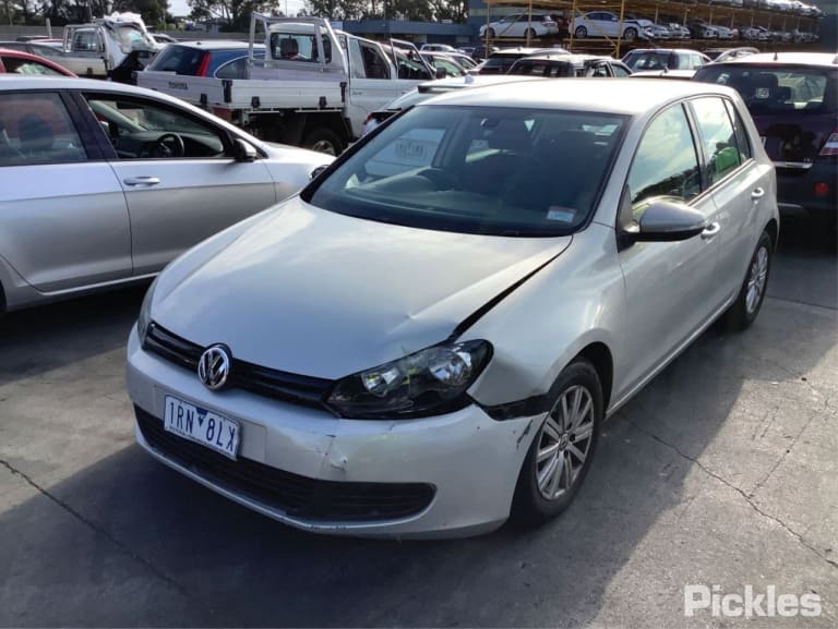 2010 VOLKSWAGEN GOLF GEN 6, HATCH, STANDARD TYPE, 12/08-03/13 1K0857511B INTERIOR MIRROR