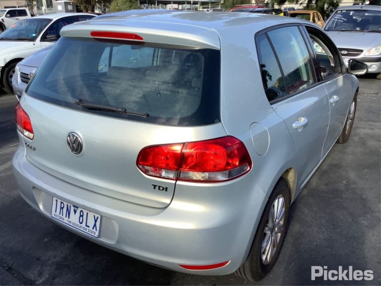 2010 VOLKSWAGEN GOLF GEN 6, HATCH, STANDARD TYPE, 12/08-03/13 1K0857511B INTERIOR MIRROR