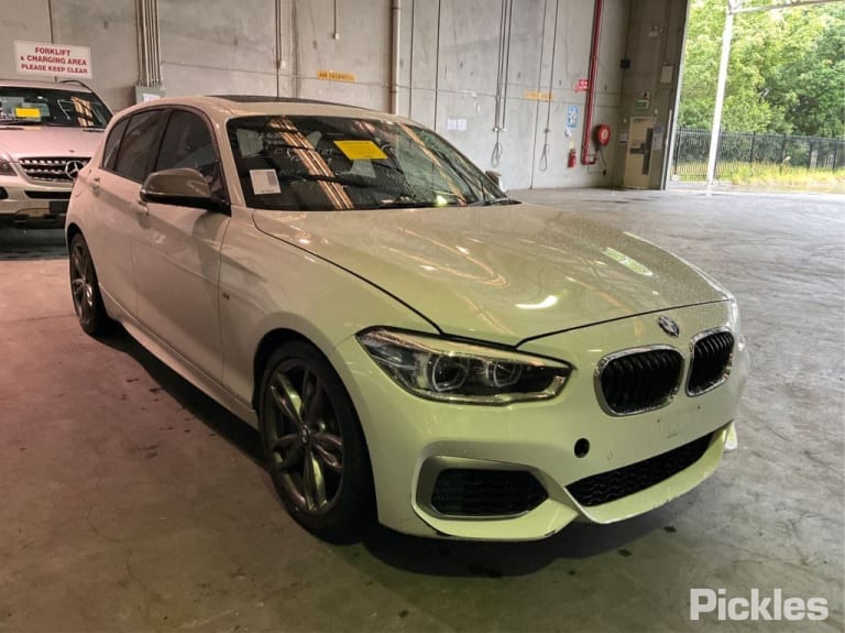 2016 BMW 1 SERIES F20, HATCH, RH REAR, ASSY (BELT AND STALK), 06/11-05/19  SEAT BELT STALK