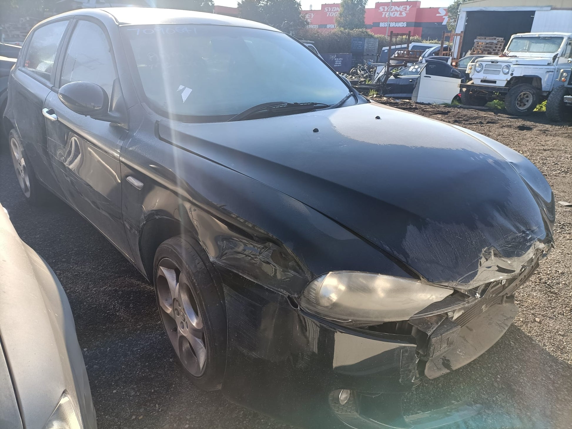 2006 ALFA ROMEO 147 RIGHT FRONT DOOR LOCK, 09/01-12/10 46800415 DOOR BOOT GATE LOCK