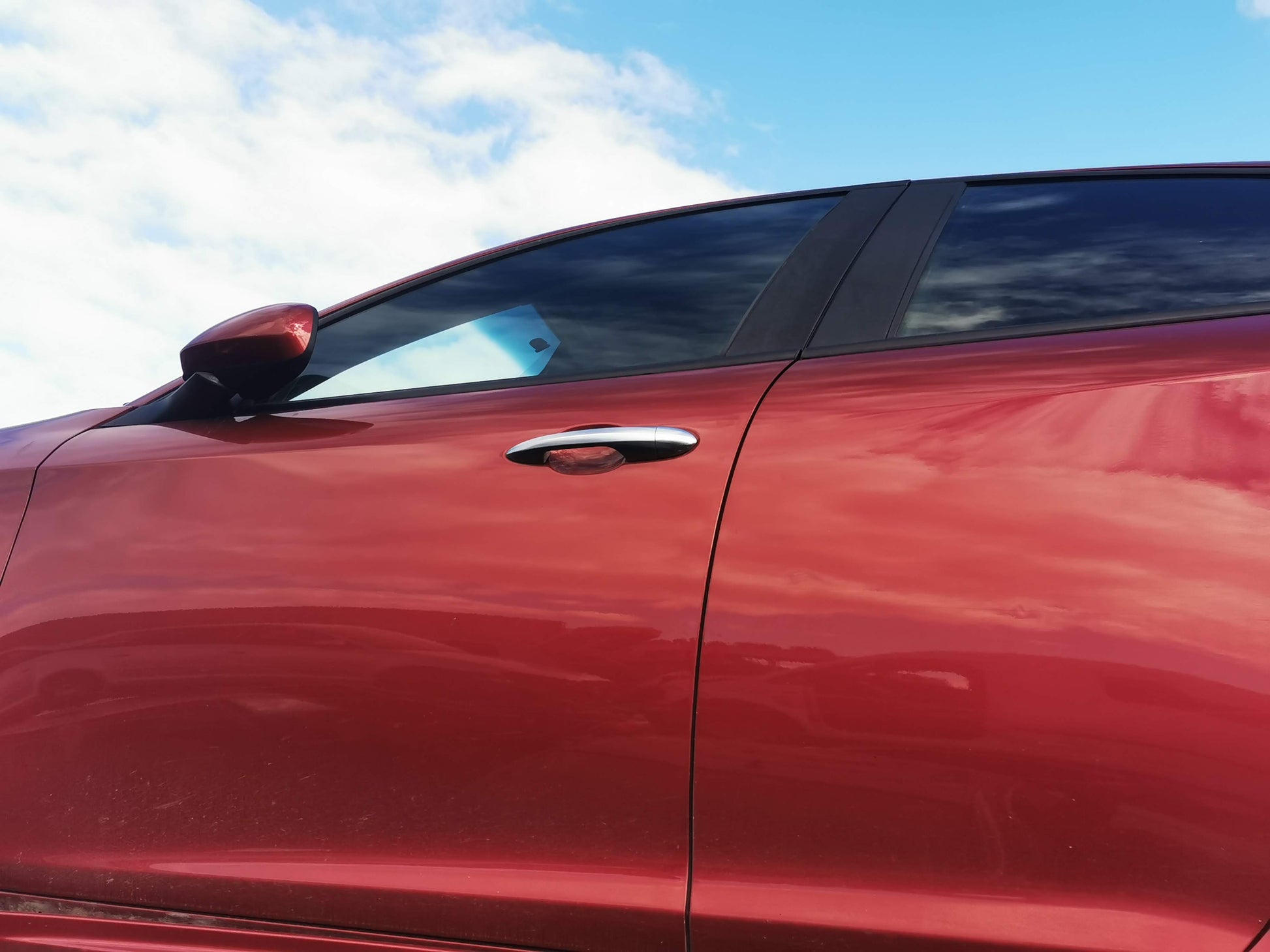 2014 ALFA ROMEO GIULIETTA BUMPER BAR (2 PIECES), SINGLE EXHAUST, W/ PARK SENSOR TYPE, 940 SERIES, 01/11-10/16 156093406 REAR BUMPER