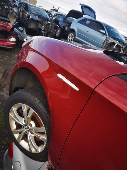 2014 ALFA ROMEO GIULIETTA BUMPER BAR (2 PIECES), SINGLE EXHAUST, W/ PARK SENSOR TYPE, 940 SERIES, 01/11-10/16 156093406 REAR BUMPER