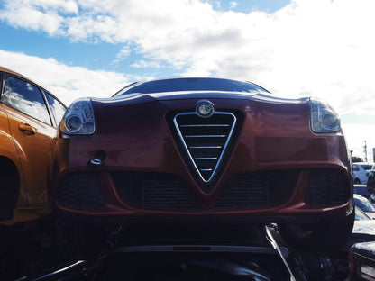 2014 ALFA ROMEO GIULIETTA BUMPER BAR (2 PIECES), SINGLE EXHAUST, W/ PARK SENSOR TYPE, 940 SERIES, 01/11-10/16 156093406 REAR BUMPER