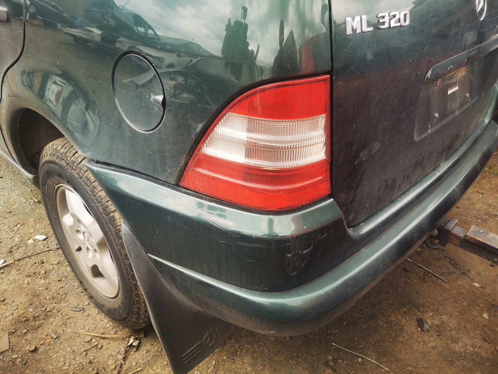 2000 MERCEDES M CLASS W163, BLACK, PLUG TYPE, ML320/ML270, 09/98-10/01 A1638103493 RIGHT DOOR MIRROR
