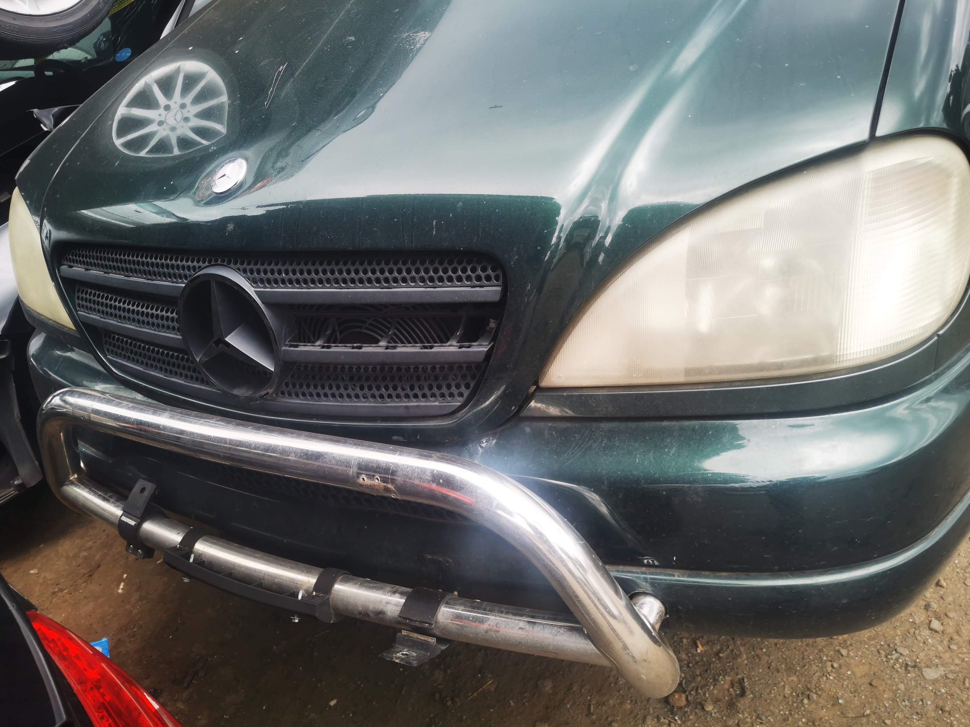 2000 MERCEDES M CLASS W163, BLACK, PLUG TYPE, ML320/ML270, 09/98-10/01 A1638103493 RIGHT DOOR MIRROR